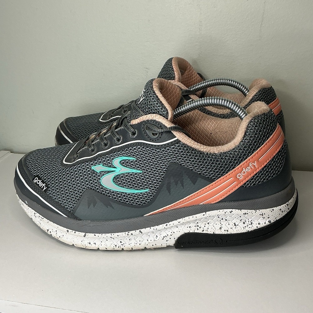 Gravity Defyer GDEFY Women's Size 11‎ Mighty Walk Athletic Shoes Gray/Pink